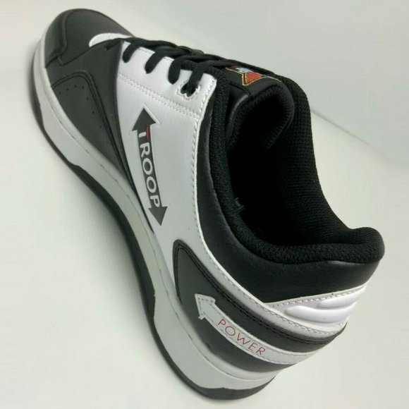 Troop Men Men\'s Troop Powerslam White | Black Low-Top Sneakers NWT